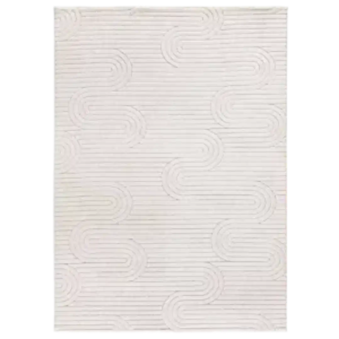 Alfombra Texturas Neutras Estilo 23062 Crema - Universal