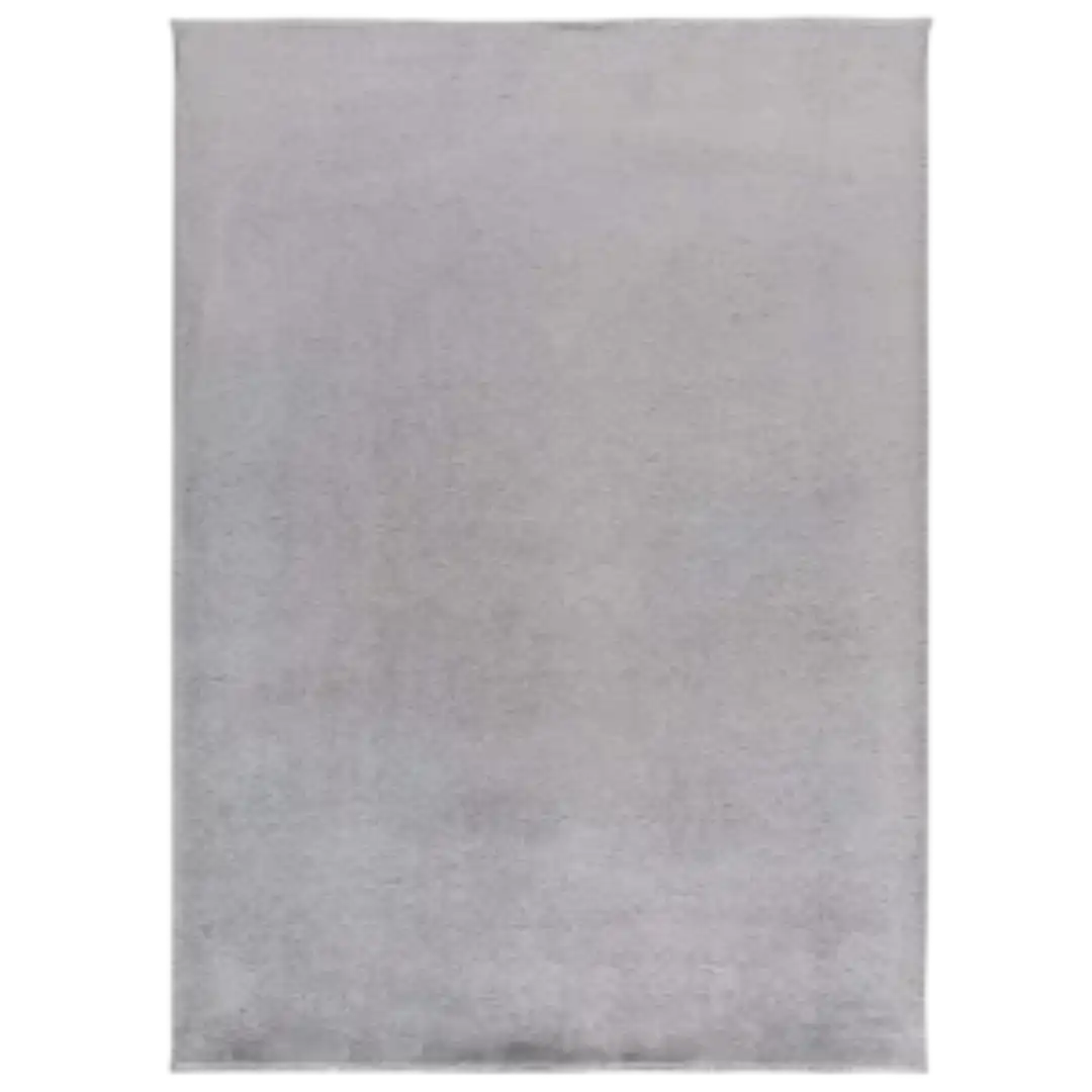 Alfombra Lavable de Microfibra Coraline Liso Plata - Universal