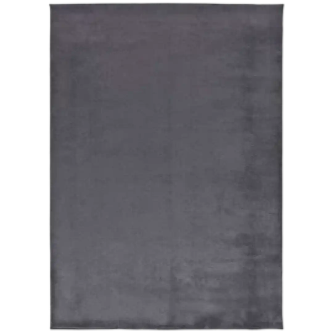 Alfombra Lavable de Microfibra Coraline Liso Antracita - Universal