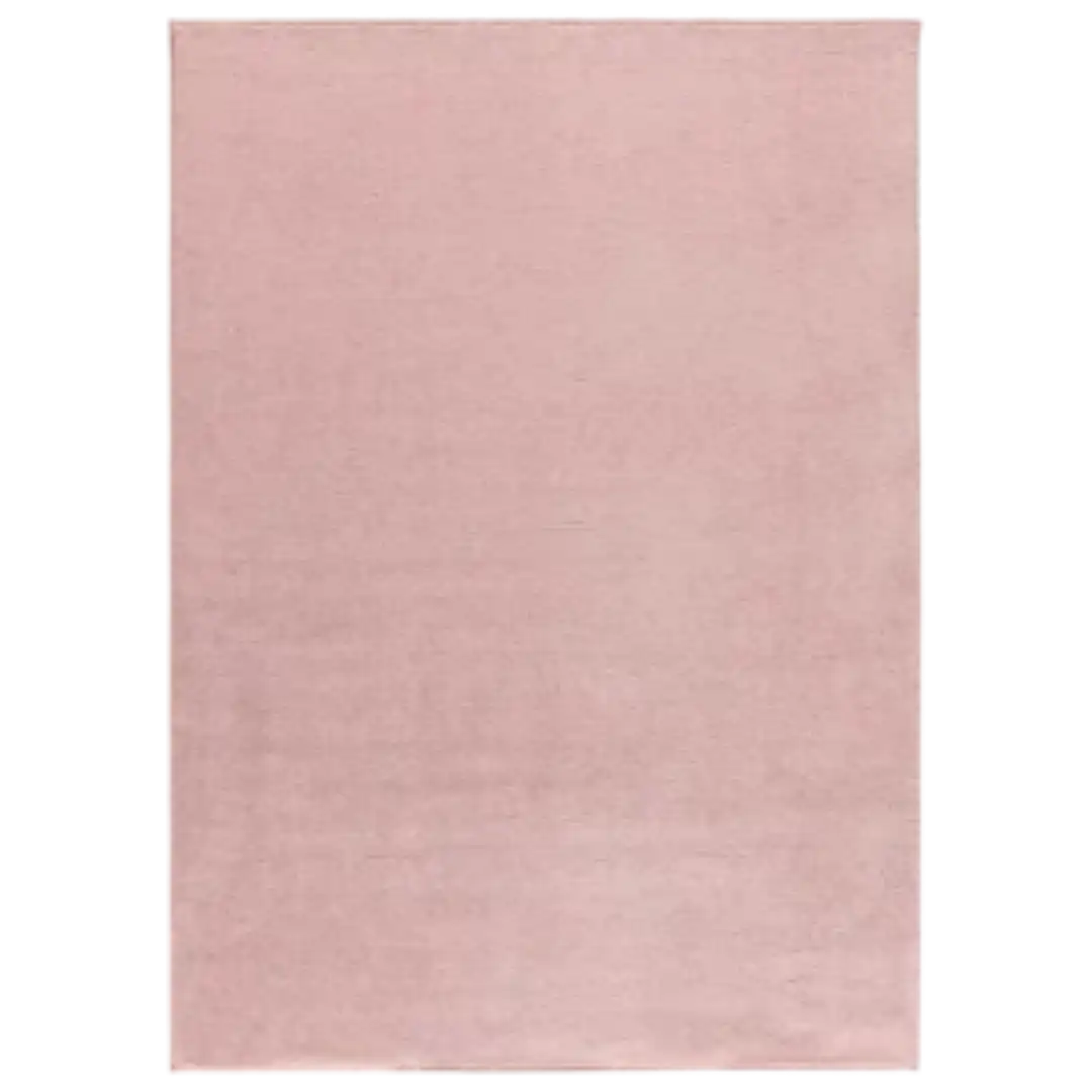 Alfombra Lavable de Microfibra Coraline Liso Rosa - Universal