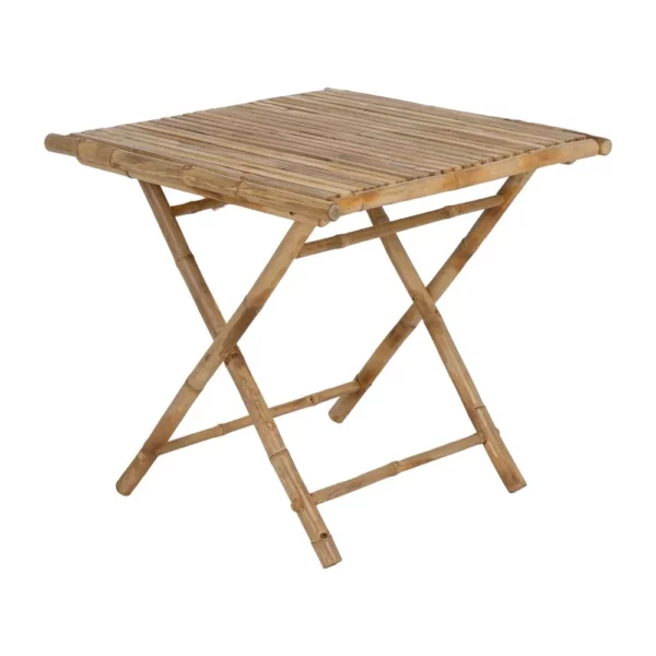 MESA AUXILIAR NATURAL BAMBÚ 80 X 80 X 75 CM-1