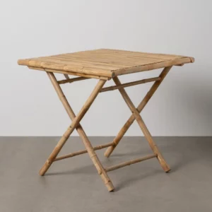 MESA AUXILIAR NATURAL BAMBÚ 80 X 80 X 75 CM-2