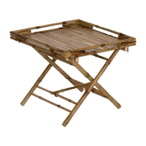 MESA AUXILIAR NATURAL BAMBÚ SALÓN 56 X 56 X 50 CM-1