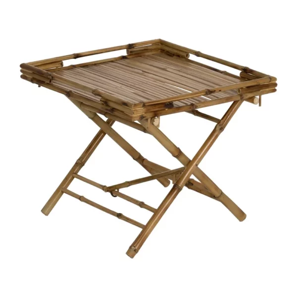 MESA AUXILIAR NATURAL BAMBÚ SALÓN 56 X 56 X 50 CM-1