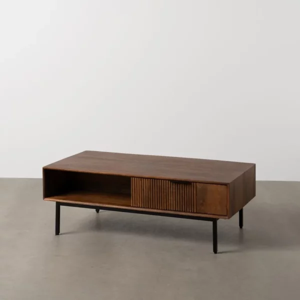 MESA CENTRO MADERA DE MANGO SALÓN 110 X 60 X 40 CM-1