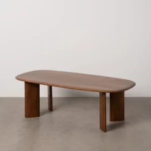 MESA CENTRO MARRÓN MADERA DE MANGO SALÓN 120 X 60 X 40 CM-1