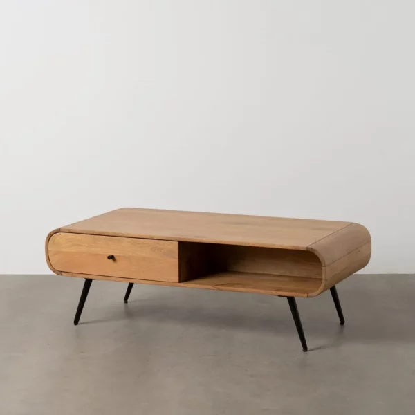 MESA CENTRO NATURAL MADERA DE MANGO 120 X 60 X 40 CM-1
