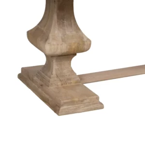 MESA COMEDOR BLANCO ROZADO 210 X 100 X 76 CM-4
