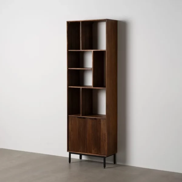 MUEBLE AUXILIAR MADERA DE MANGO SALÓN 60 X 30 X 190 CM-1