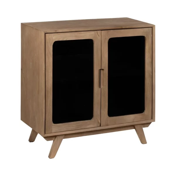 MUEBLE AUXILIAR NATURAL MADERA DE MANGO 81 X 41 X 83 CM-1