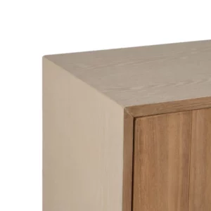 MUEBLE RECIBIDOR BLANCO-NATURAL 100 X 40 X 98,50 CM-4
