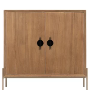 MUEBLE RECIBIDOR BLANCO-NATURAL 100 X 40 X 98,50 CM-5
