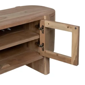 MUEBLE TV NATURAL MADERA DE ACACIA SALÓN 180 X 50 X 40 CM-6