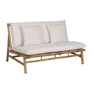 SOFÁ 2 PLAZAS NATURAL BAMBÚ 135 X 86 X 81 CM-1