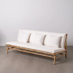SOFÁ 3 PLAZAS NATURAL BAMBÚ 200 X 86 X 81 CM-2