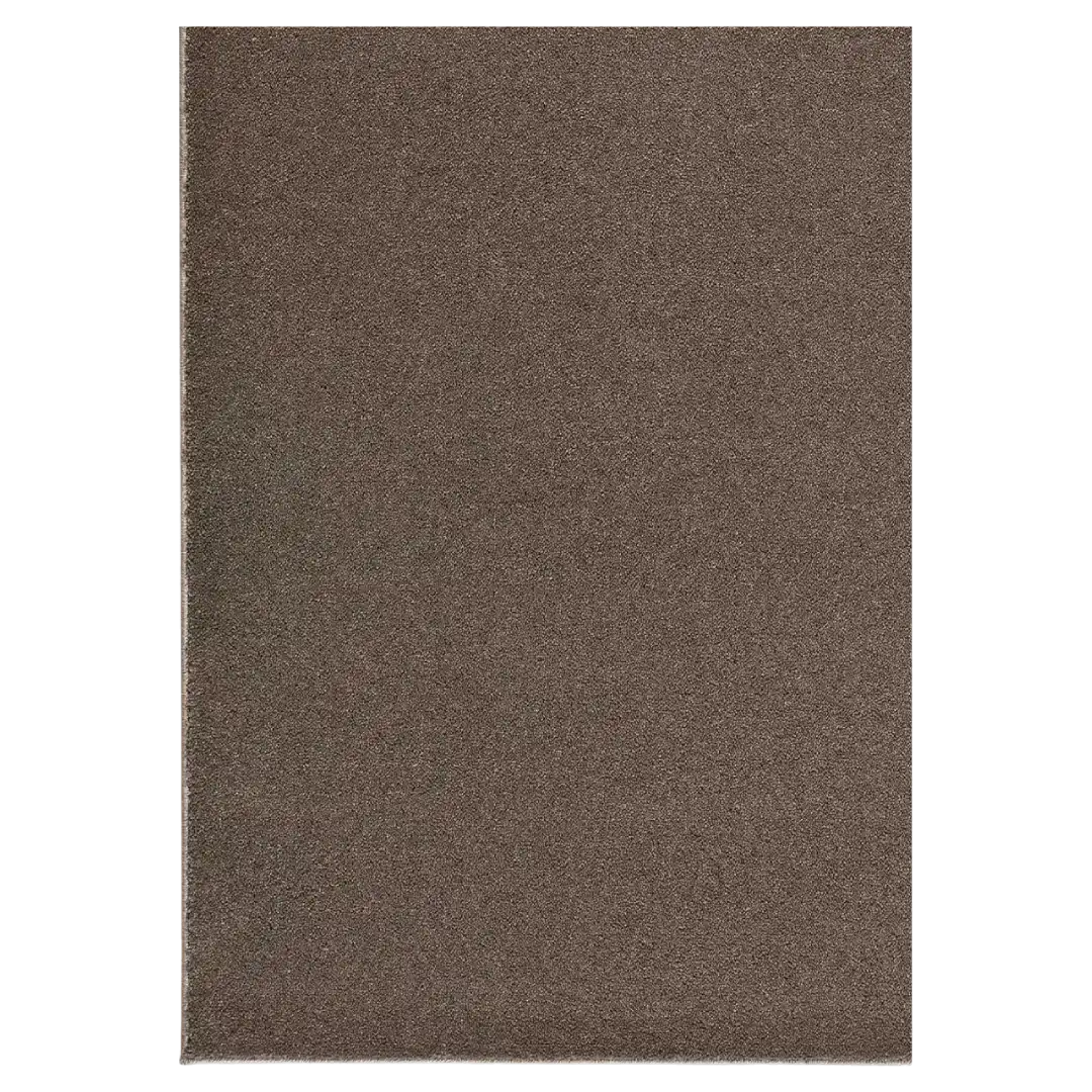 Alfombra a Medida (Rectangular, Redonda o Cuadrada) Lily Marrón Liso - Universal