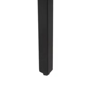 MESA CENTRO MARRÓN-NEGRO MADERA-HIERRO 110 X 60 X 40 CM-5