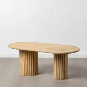 MESA CENTRO NATURAL MADERA DE MANGO 120 X 60 X 45 CM-1