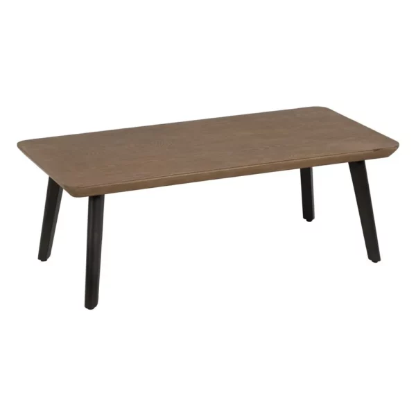 MESA CENTRO NATURAL-NEGRO MADERA-METAL 120 X 60 X 43 CM-2