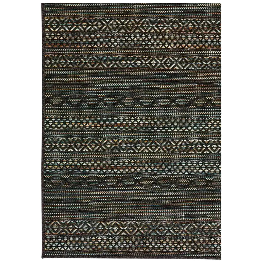 Alfombra a Medida (Rectangular, Redonda o Cuadrada) Rainbow 8217 Negro - Universal