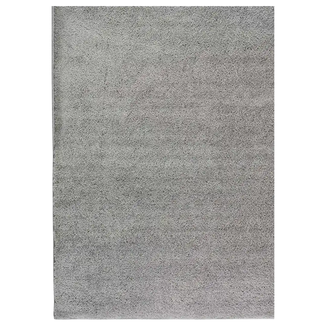 Alfombra a Medida (Rectangular, Cuadrada o Redonda) Silky Lush Plata Liso - Universal