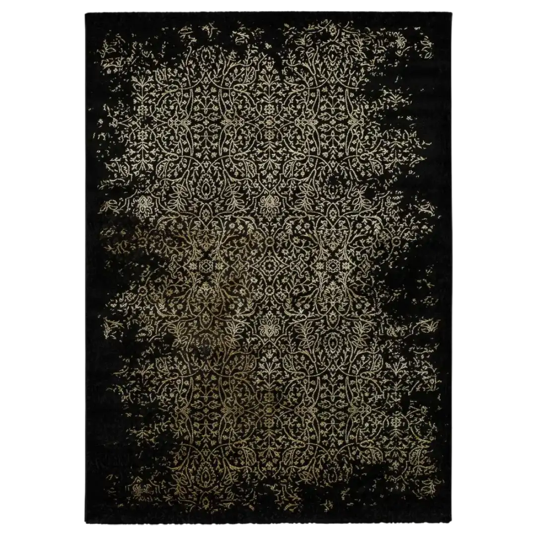 Alfombra Tradicional Gold 23448 08 Negro - Universal