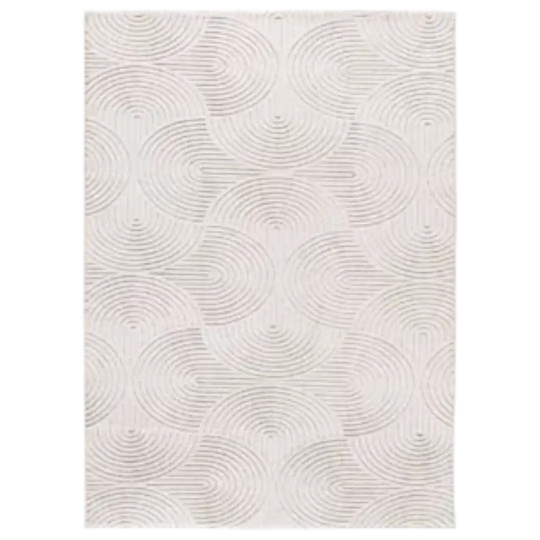 Alfombra lavable de texturas ESTILO 23040 Crema - Universal