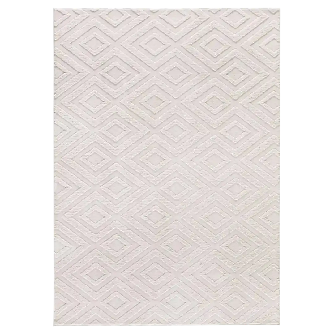 Alfombra lavable de texturas ESTILO 23061 Crema - Universal