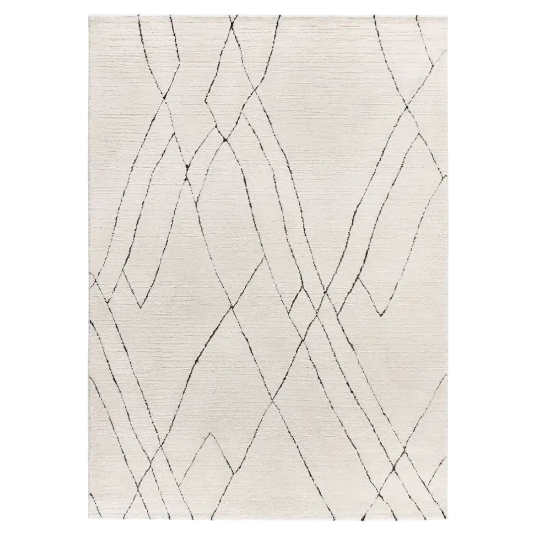 Alfombra Estilo nórdico Turin 2379 04 Blanco - Universal