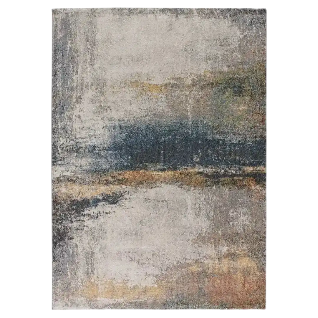 Alfombra abstracta en tonos azules y grises Parma 54561 - Universal