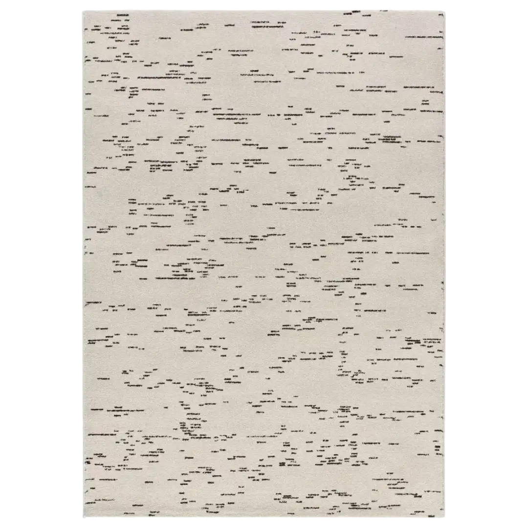 Alfombra Geométrica Retro 12893 04 Blanco - Universal