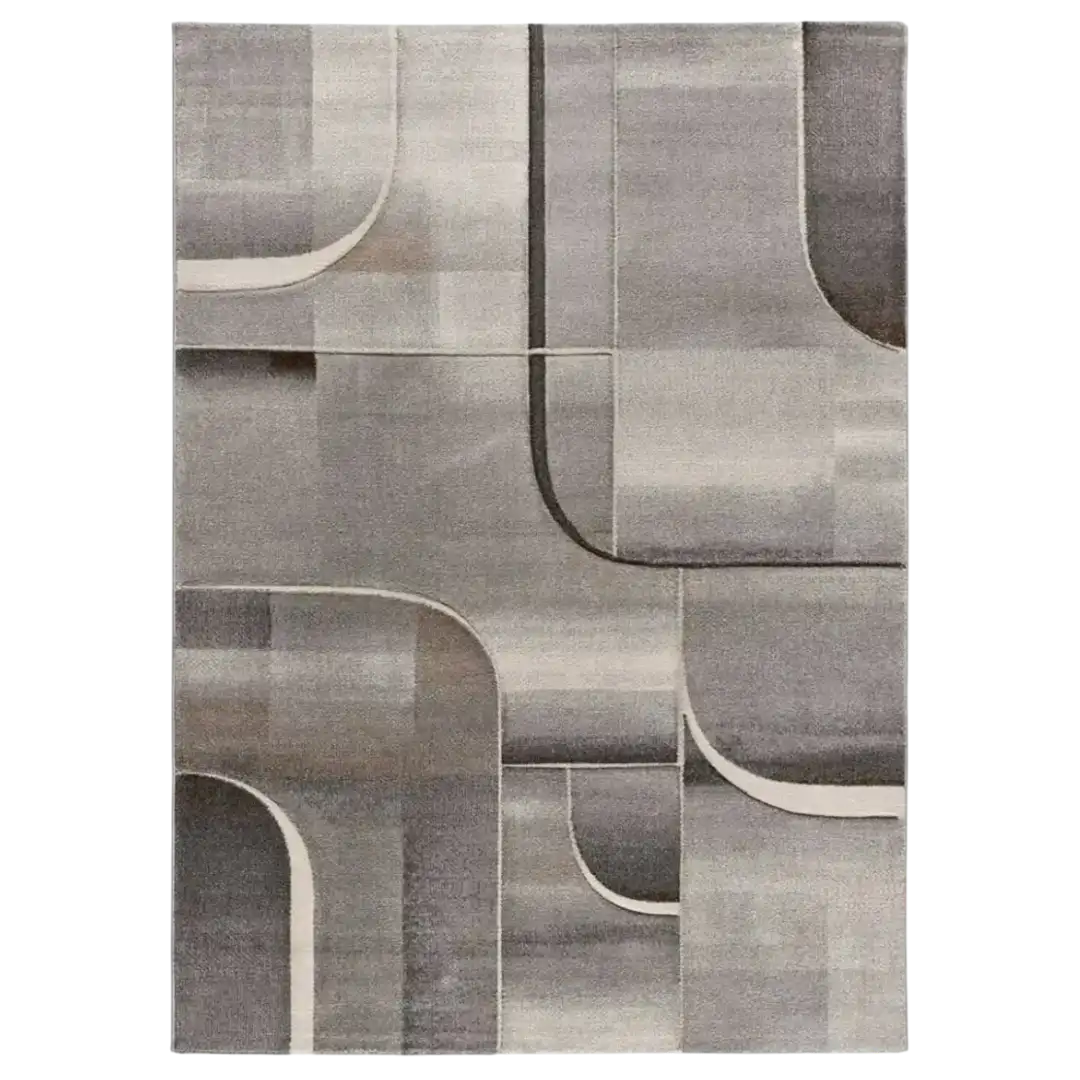 Alfombra abstracta en tonos grises Medel 40379 - Universal