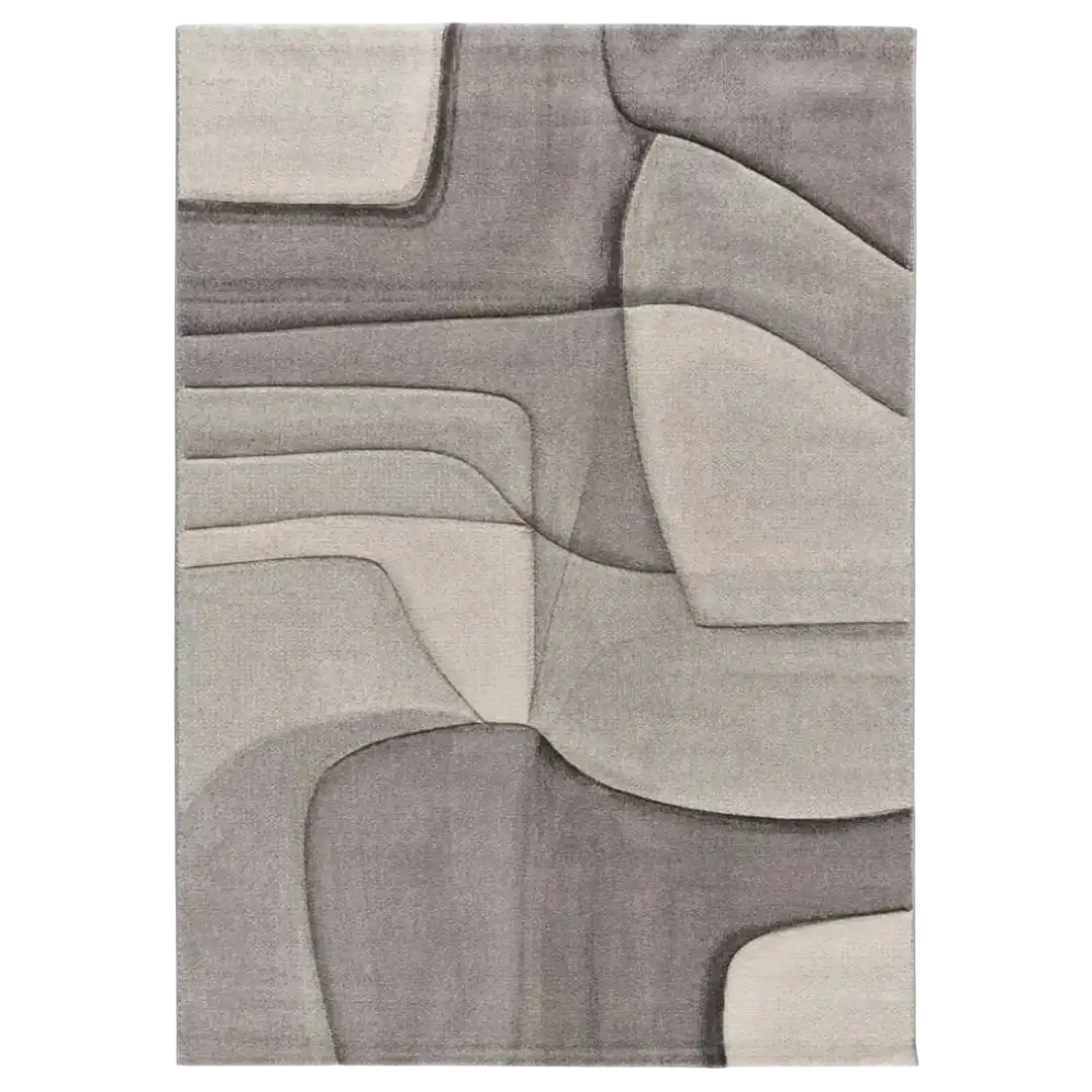 Alfombra abstracta en tonos grises Medel 40378 - Universal