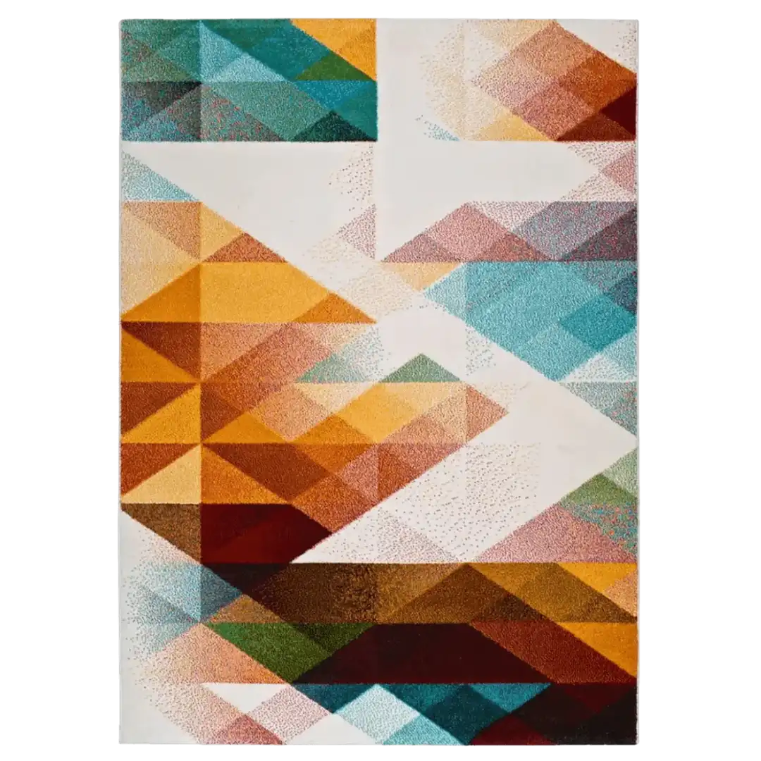Alfombra geométrica Pandora 16065 Multicolor - Universal