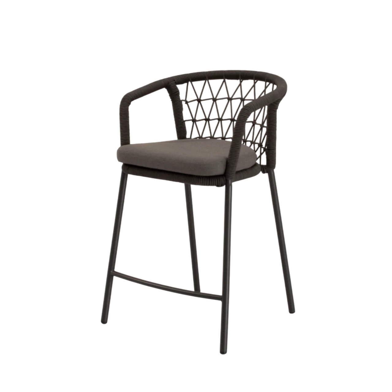 Taburete de Exterior Edwin Gris Oscuro 56x57x91 Cm – Somcasa