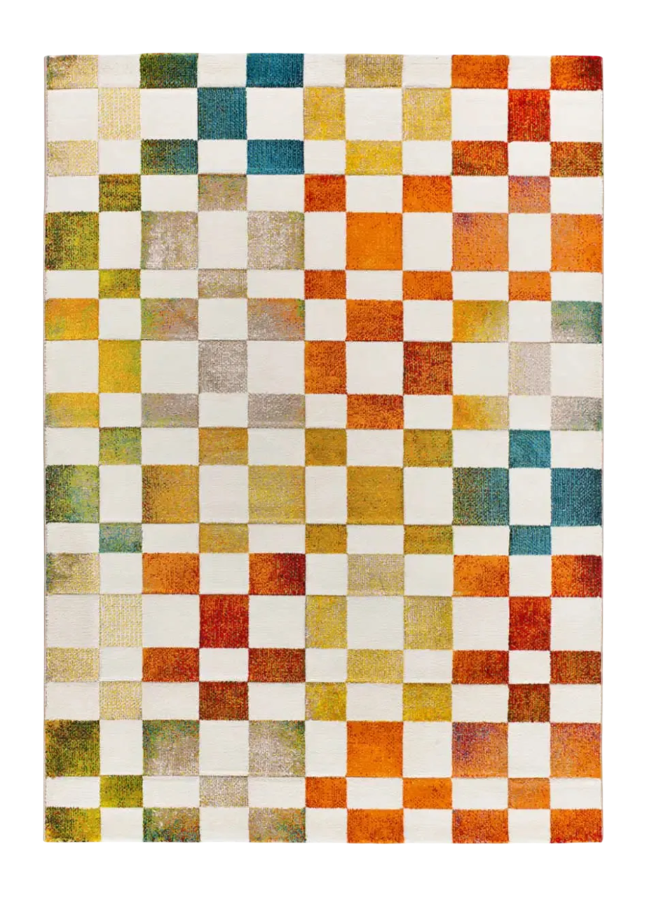 Alfombra geométrica Brunei 40411 Multicolor - Universal