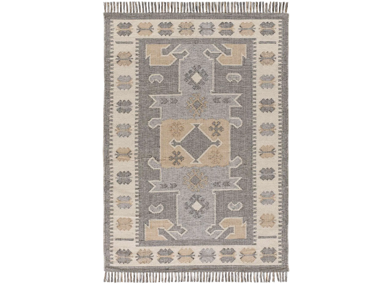 Alfombra Kilim con flechos Chandia 1098 21 Multi - Universal