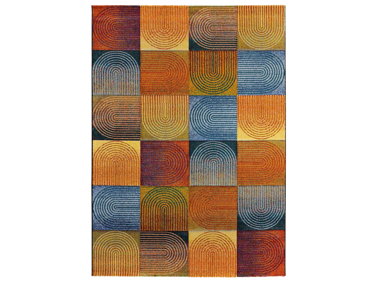 Alfombra Geométrica Sybil 40407 21 Multi - Universal