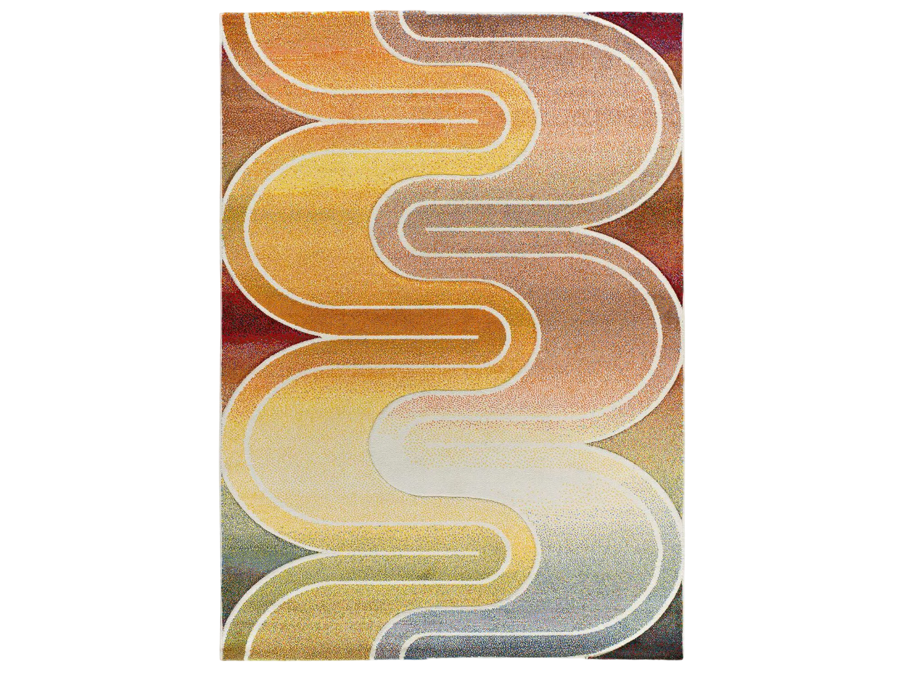 Alfombra Geométrica Sybil 40408 21 Multi - Universal