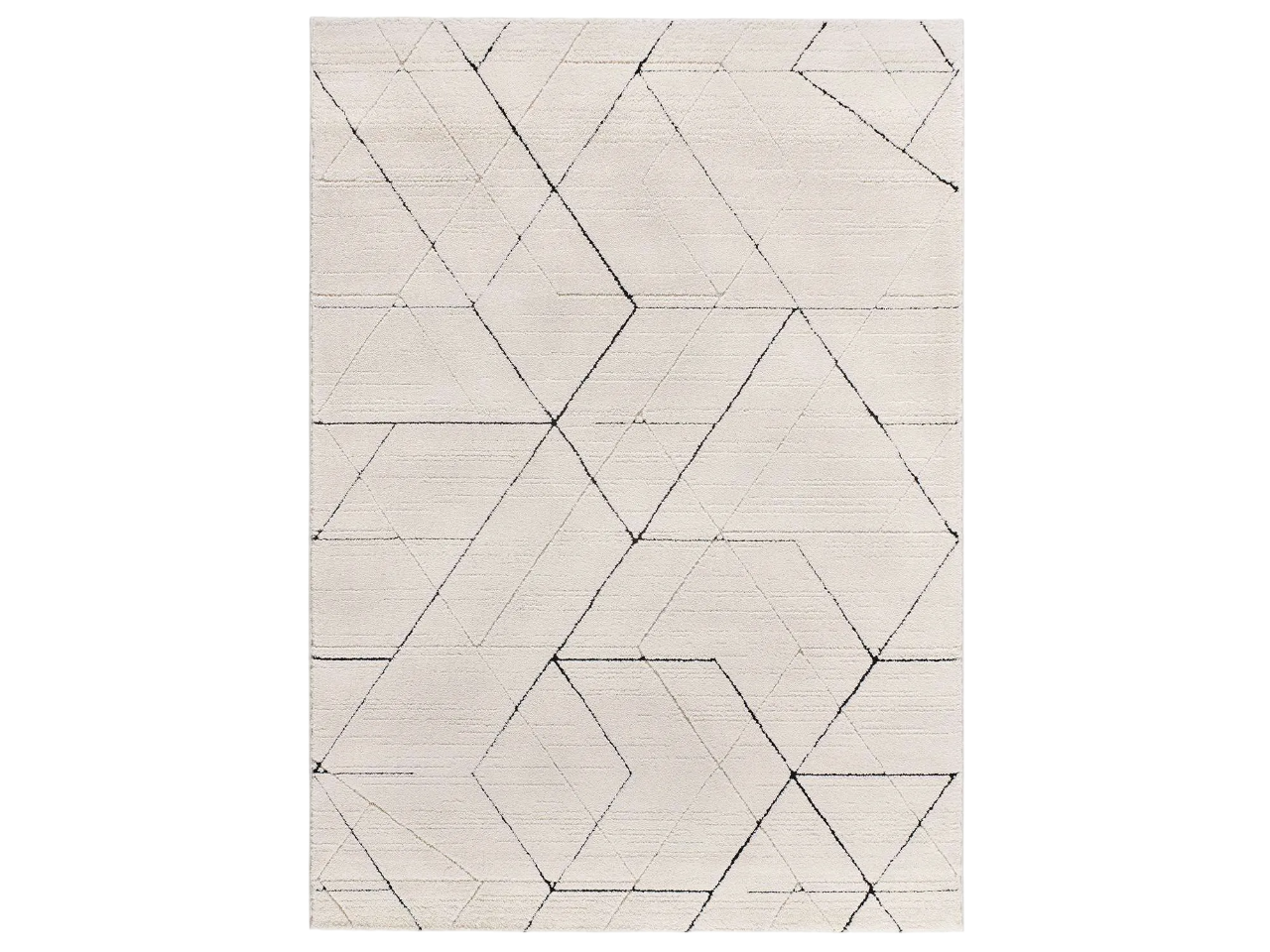Alfombra Geométrica Turin 2378 04 Blanco - Universal