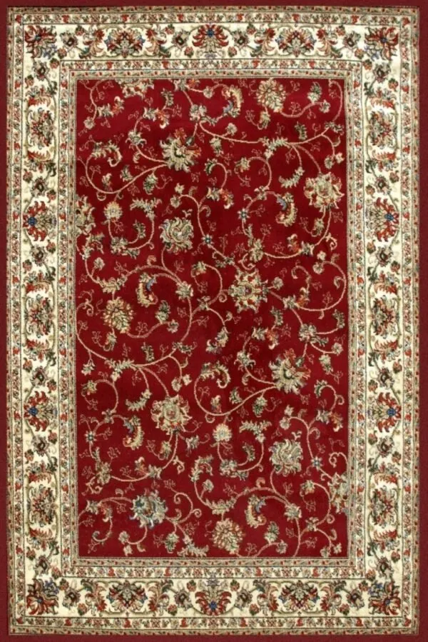 Alfombra Acrilica mod.Suany tejida con material acrílico Heat-Set 9161 Granate - Sualsa