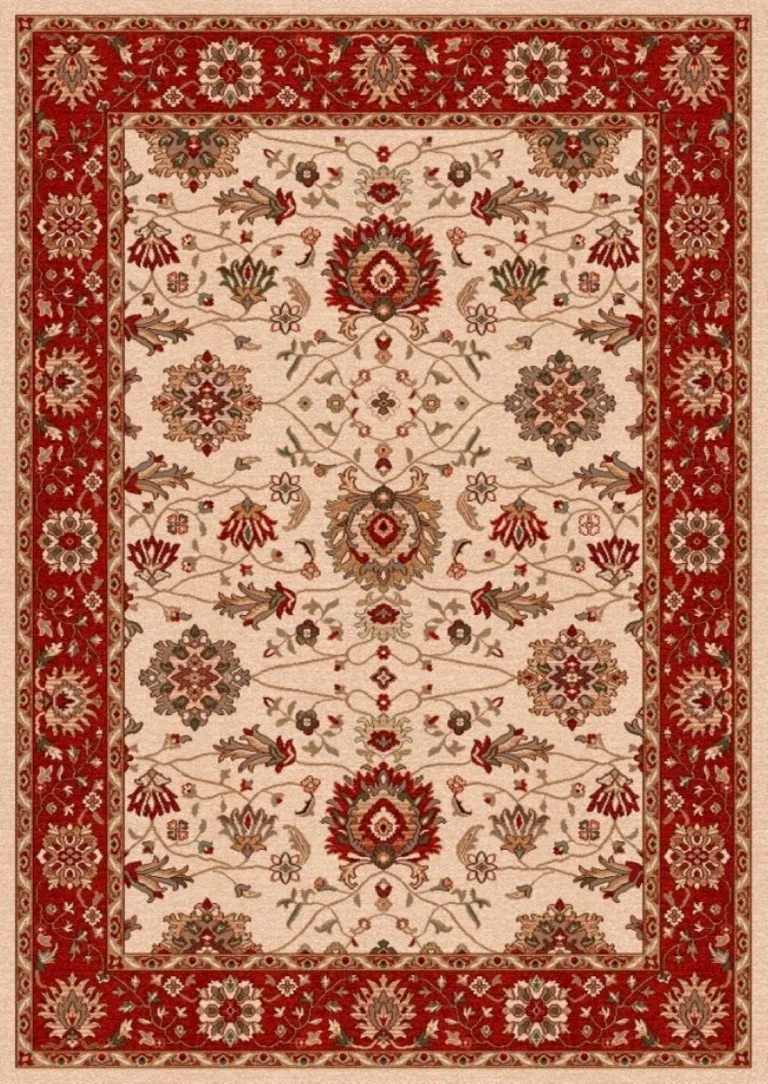 Alfombra de lana mod.Fenix estilo ZIGLER, fabricada con materiales nobles. 507 Beig - Sualsa