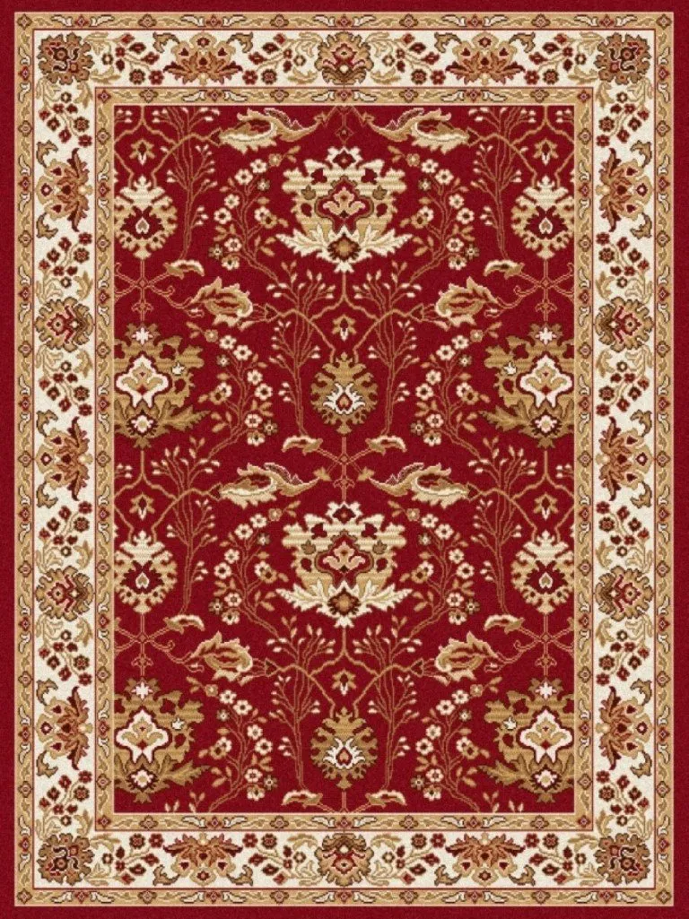 Alfombra de lana mod.Bali clásica, colores sólidos, fabricada con materiales nobles. 795 Granate - Sualsa