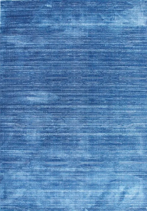 Alfombra acrílica mod.Picasso lisa fabricada con alta densidad LISO Azul - Sualsa