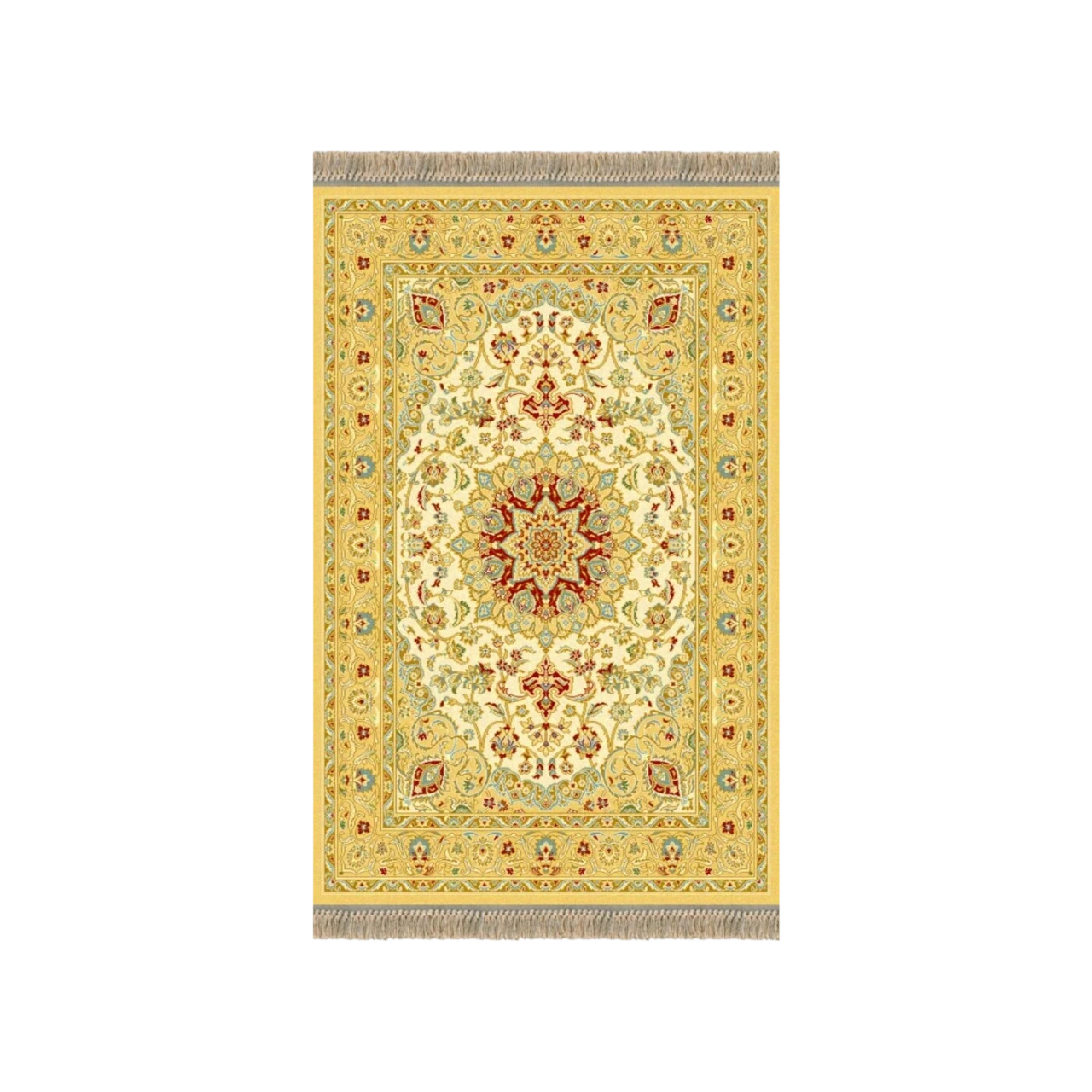 Alfombra De Lana Persia Estilo Nain Clásica Con Materiales Nobles 813 Beig - Sualsa