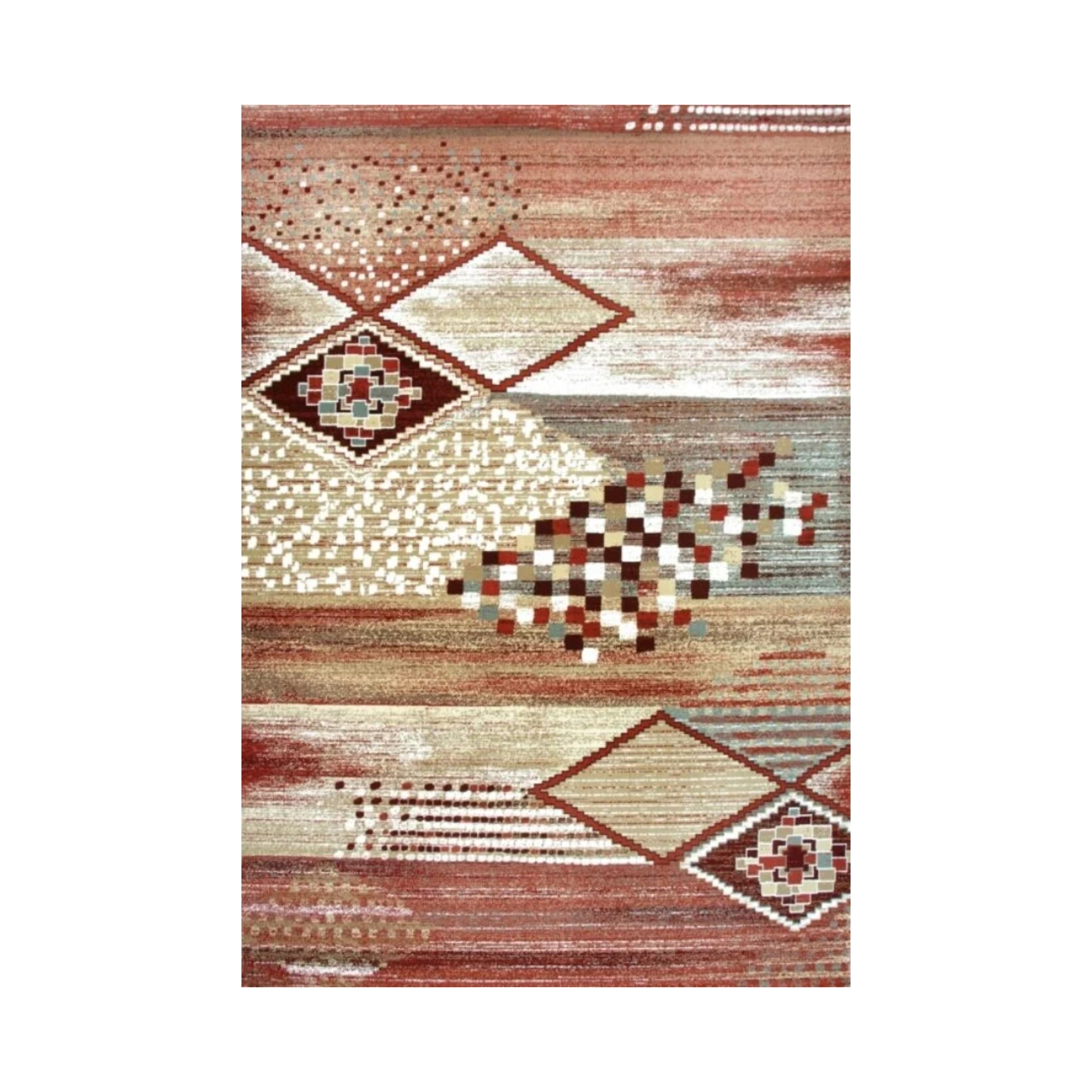 Alfombra De Lana Persia Moderna Fabricada Con Materiales Nobles 873 - Sualsa