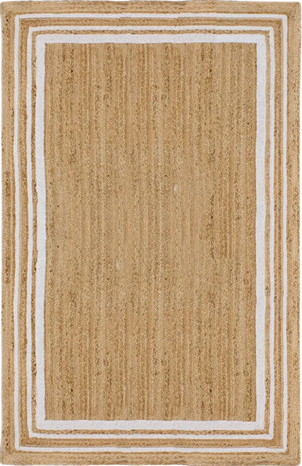 Alfombra Artesanal mod.Desh fibra natural yute, reversible 015 - Sualsa