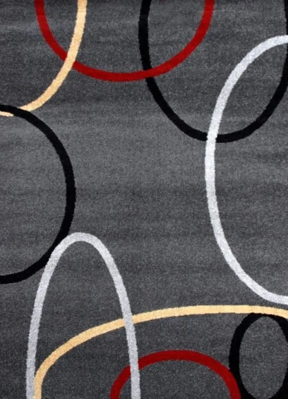 Alfombra acrílica mod.Frisse J-10 Gris oscuro - Sualsa