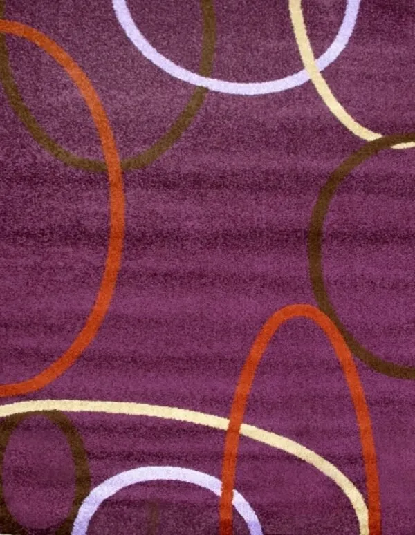 Alfombra acrílica mod.Frisse J-10 Gris Lila - Sualsa