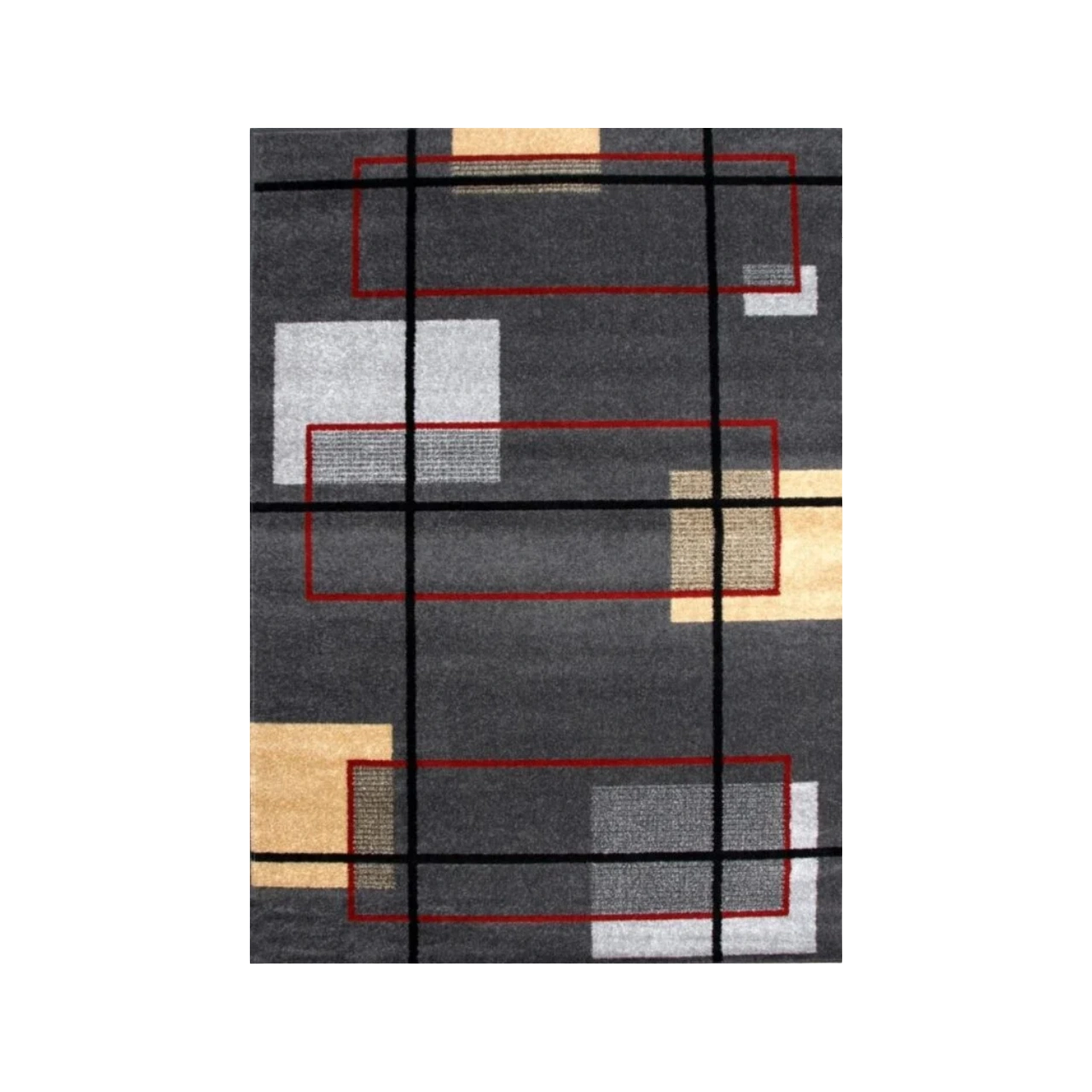 Alfombra Acrílica Frisse J17 Gris Oscuro - Sualsa